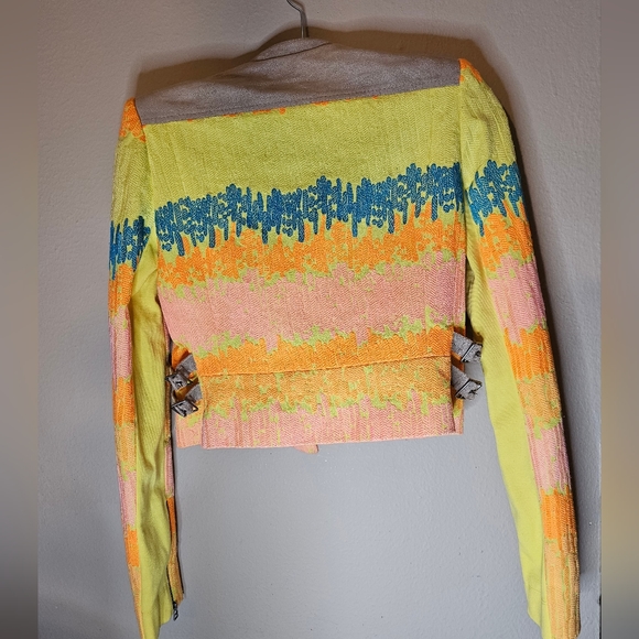 BCBGMaxazria Limited Edition Runway Moto Jacket size XS - Picture 6 of 11